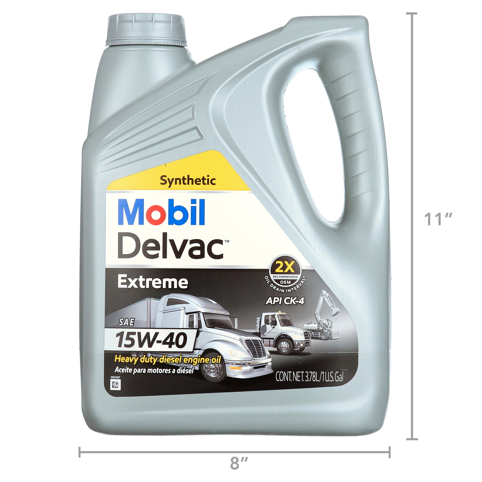 Mobil Delvac Extreme Heavy Duty Full Synthetic Diesel Engine Oil 15W-40 1 Gallon