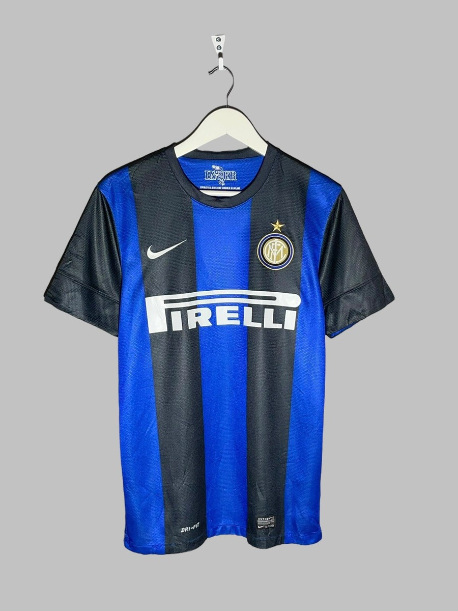 ウェア Inter Milan Open Collar Soccer Uniform Inter Milano 2021-2022 Soccer Jersey Shirt Kit #12 Size L