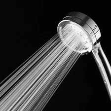 JOMOO Shower Head Water Saving ABS Chrome Booster Bath Shower High Pressure