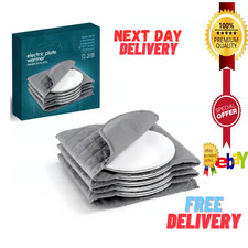 Electric Dinner Plate Warmer Server Cloth Fabric Full Size 10 Piece Grey NEXTDAY