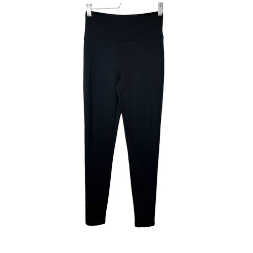 Women's High Waisted Ponte Leggings with Pockets and Side Zipper