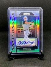 MAX MUNCY 2021 Panini Draft Picks Draft Standouts Silver Prizm Prospect Auto RC