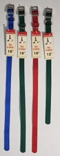 Valhoma Nylon with Metal Hardware Pet Collars in multiple sizes and colors~ NWT