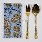 Multi Color Floral Mud Resist Organic Reusable Block Print Napkin Soft Cotton