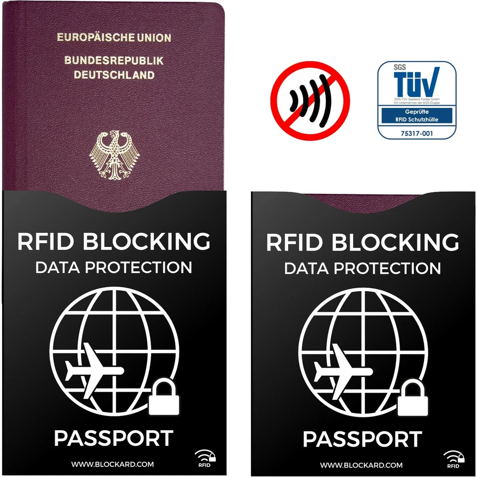 12x TÜV geprüfte RFID / NFC Schutzhülle für Kreditkarte Bankkarte Kreditkarten - Bild 4 von 4