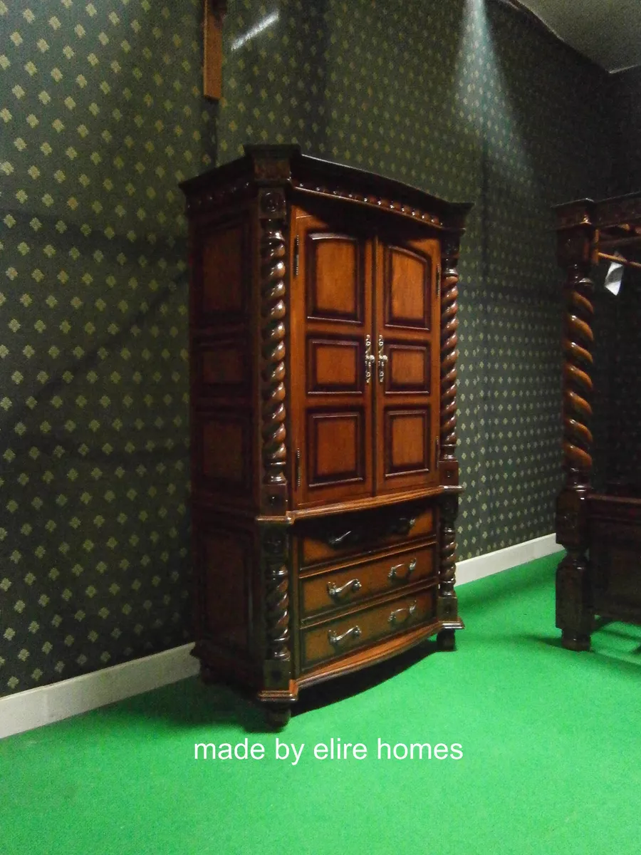 Large sale wood armoire