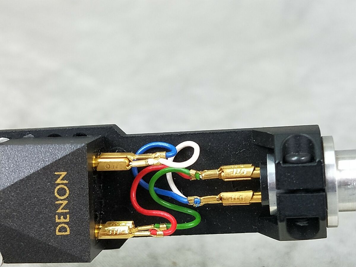 Denon DL-103 LC II MC Cartridge W/ Ortofon Headshell In Denon DL-103 LC II MC Cartridge W/ Ortofon Headshell In
