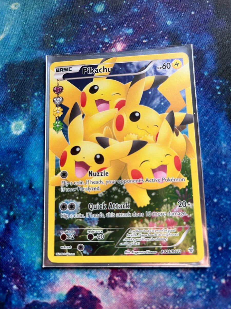 Pikachu RC29/RC32 Full Art Ultra Rare Radiant Generations Foil