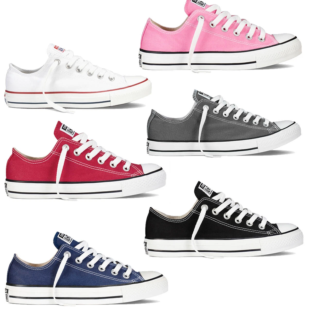 Converse All Star Ox Unisex Low Sneakers Colors Size UK 3-12 | eBay