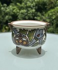 VTG Unique Nippon Hand Painted Art Deco Small Footed Porcelain Bowl/Cauldron