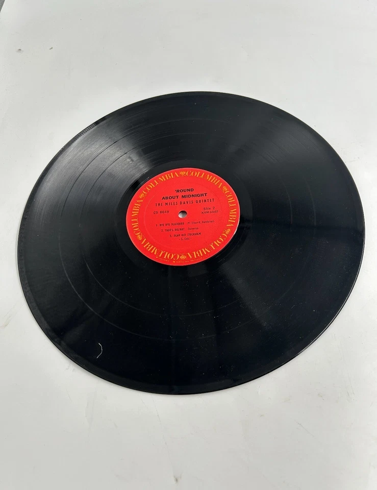 Miles Davis Round About Midnight Columbia PC-8649 LP Vinyl Record Jazz R&B Foto 2 de 4