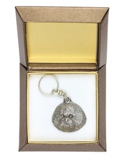 Bichon Frise, Bichon Tenerife, Bichon a poil frise - Silver-plated pendant with