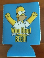 FUN/FUNNY CAN/BOTTLE HOLDER KOOZIE! COOZIE! HOMER SIMPSON! WOO HOO! BEER!