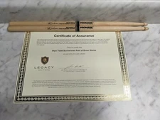 Todd Sucherman Pair of Promark Drum Sticks w/ COA Styx Spinal Tap