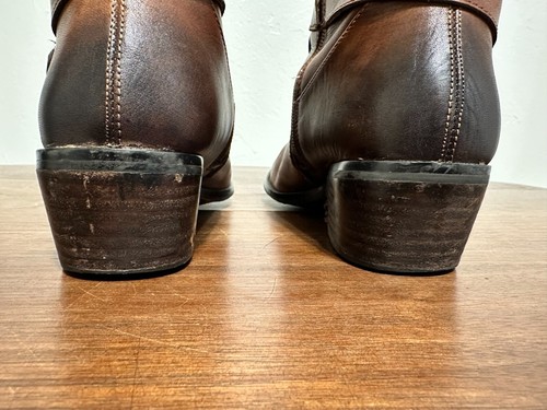 Arturo Chiang Damen hohe Leder Reit Western Stiefel braun Größe 7,5M - Bild 9 von 15