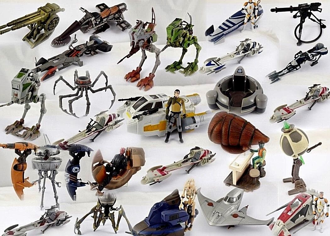 Star Wars Creatures Mini Rigs Vehicles star Ships Figures Playsets Selection
