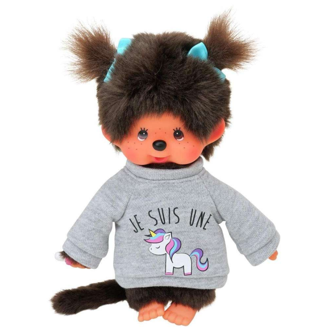 Monchhichi Rouge Peluche Licorne - Image 2
