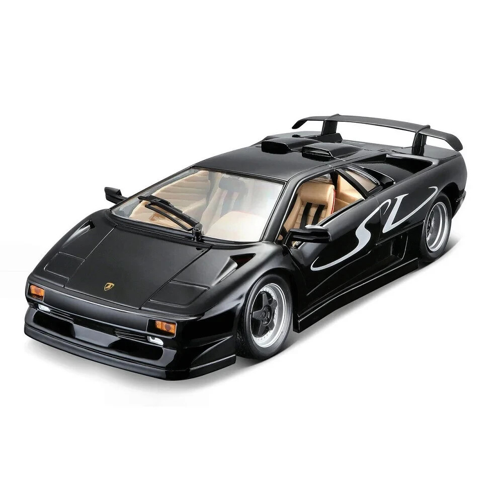 LAMBORGHINI DIABLO SV BLACK 1:18 BY MAISTO 1:18 FREE