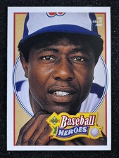1991 UPPER DECK- BASEBALL HEROES- HANK AARON #26 of 27 BRAVES
