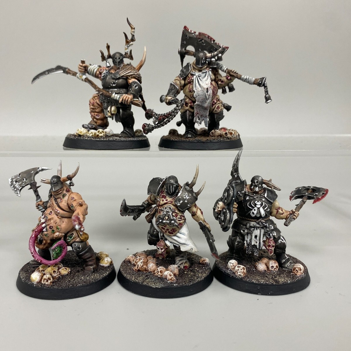 warhammer maggotkin of nurgle daemon 未組立 5 PUTRID BLIGHTKINGS WARHAMMER AGE OF SIGMAR MAGGOTKIN OF NURGLE