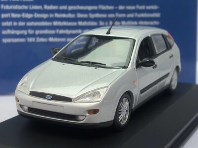 Ford Focus Mk1 Toy Ford Focus Mk1 Mark Door Metallic Silver 1/43