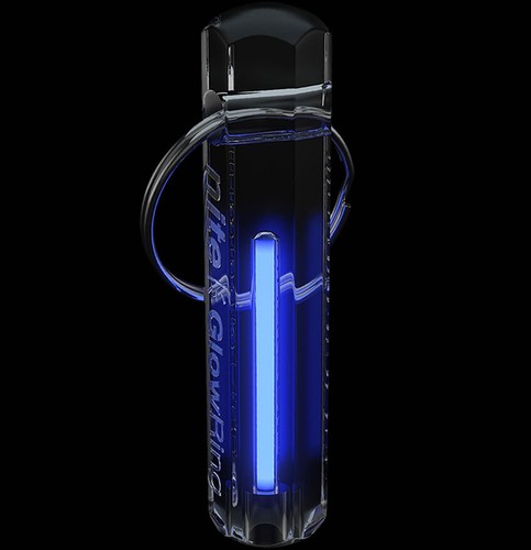 Nite Trigalight Gadget Keyring Glowring Saftey Marker Glow Stick Cat Pet Fishing - Afbeelding 3 van 3