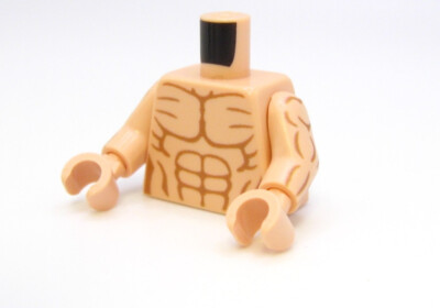 A Custom printed  TORSO ASSEMBLY for Minifigures using Real LEGO  brick