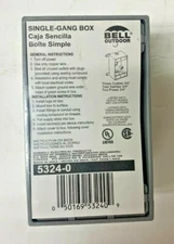 Bell Outdoor 5324-0 Gray 1-Gang Plastic Weatherproof Box 4-1/2 x 2-3/4 in.