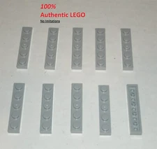 LEGO NEW 1x5 Light Bluish Grey Plate (10x) 6372029 Brick 78329