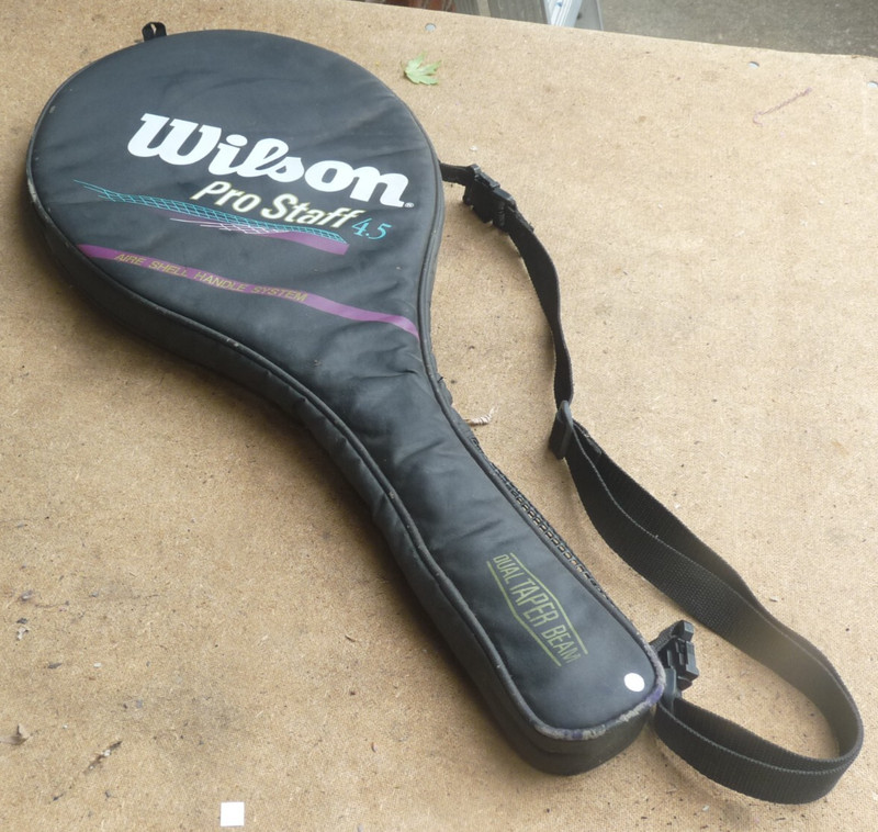 WILSON PRO STAFF 4.5 TENNIS RACQUET AIRE SHELL 4  3/8 GRIP /W FULL COVER