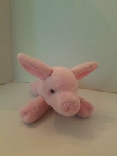 AURORA ADORABLE PINK POINTED EARS PIGLET PIGGY PIG BEANBAG PLUSH DOLL FIGURE TOY
