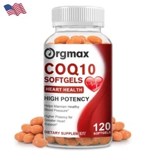 COQ 10 Coenzyme Q-10 200mg Heart Health Support, Increase Energy & Stamina