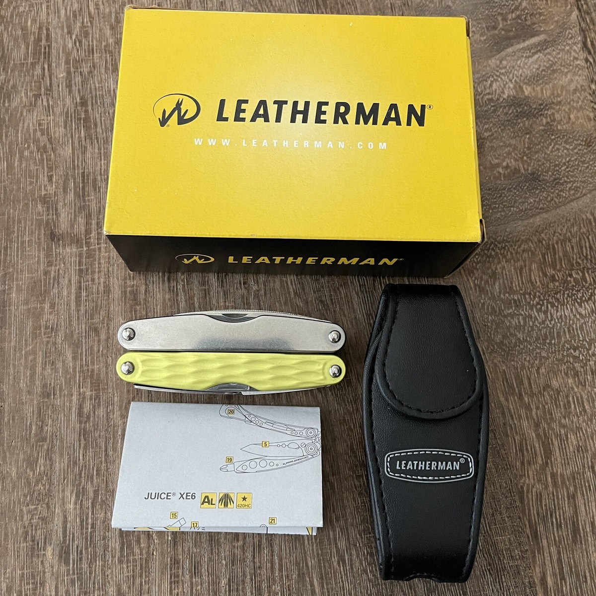 LEATHERMAN - LEATHERMAN JUICE XE6 最高級機種 Leatherman Juice XE6 Collectable Retired Rare 18 Tools