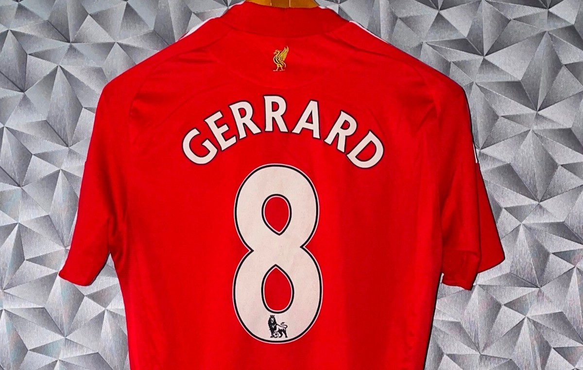 LIVERPOOL 2006/2008 HOME FOOTBALL SHIRT SOCCER JERSEY ADIDAS #8