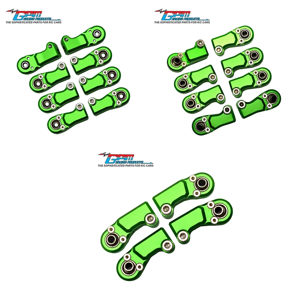 Aluminum front+rear +steering tie rod ball end AXIAL 1/6 SCX6 JEEP JLU WRANGLER - Image 4 of 4