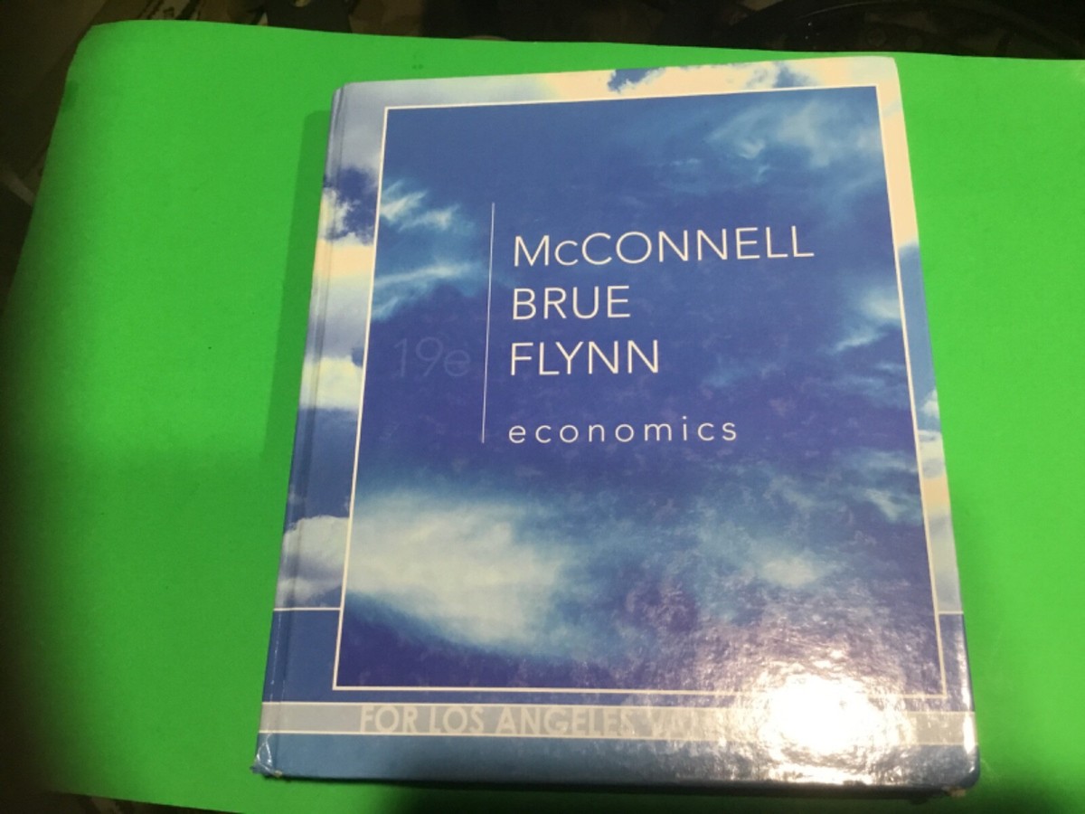 McConnell Brue Flynn,economics Principles,problems,and Policies | eBay