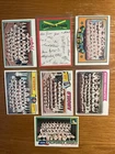 Angels Topps Team Photo cards Lot of (7) 1972 1974 1977 1978 1979 Nolan Ryan  EX