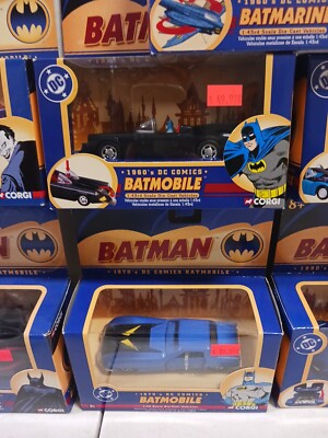 Corgi Batmobile (X9) Lot 1940-2000 (1:43) Batman/Joker (VALUE $340
