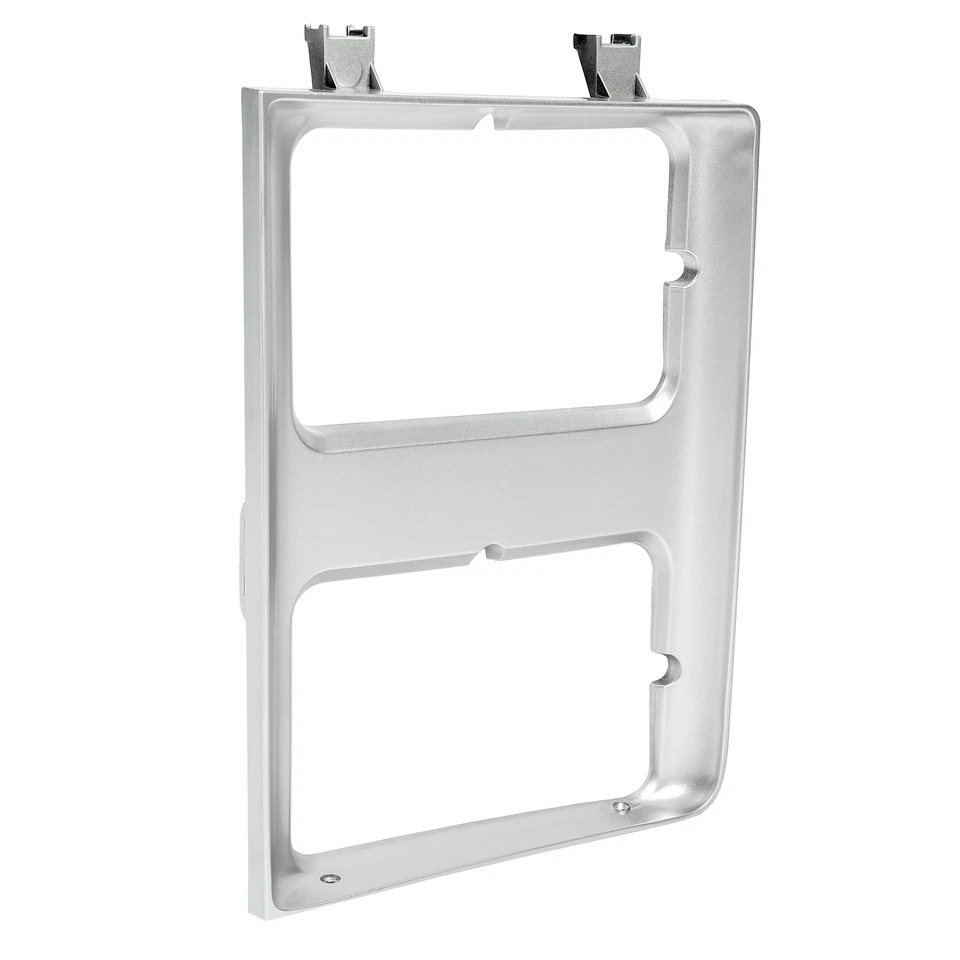 For Chevy C10 K10 GMC Suburban 85-88 Silver Headlight Bezels Doors Left & Right Foto 2 de 4