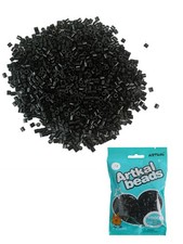 2000 Bulk 5mm Black Fuse Beads Melting Beads Refill for DIY Pixel Art Crafts