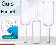 Glas Kolonnentrichter Adsorption Trennung Flach Rundboden Laborgerät
