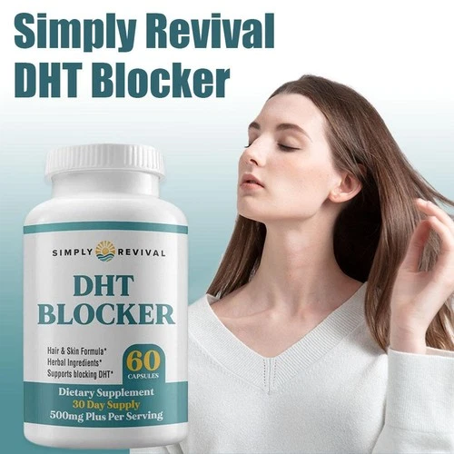 Simply Revival DHT Blocker Capsules -Healthy Hair Growth,Prevention of Hair Loss - Picture 7 of 11