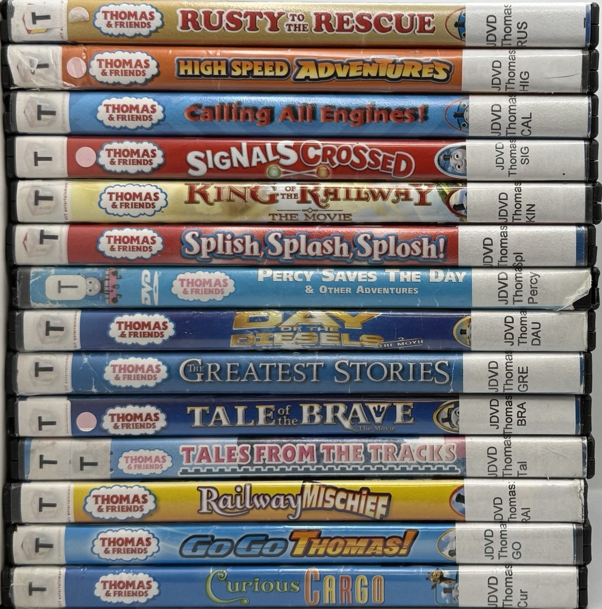 Thomas & Friends DVD Lot Of 14 *Ex Library* Go Go Thomas, Calling