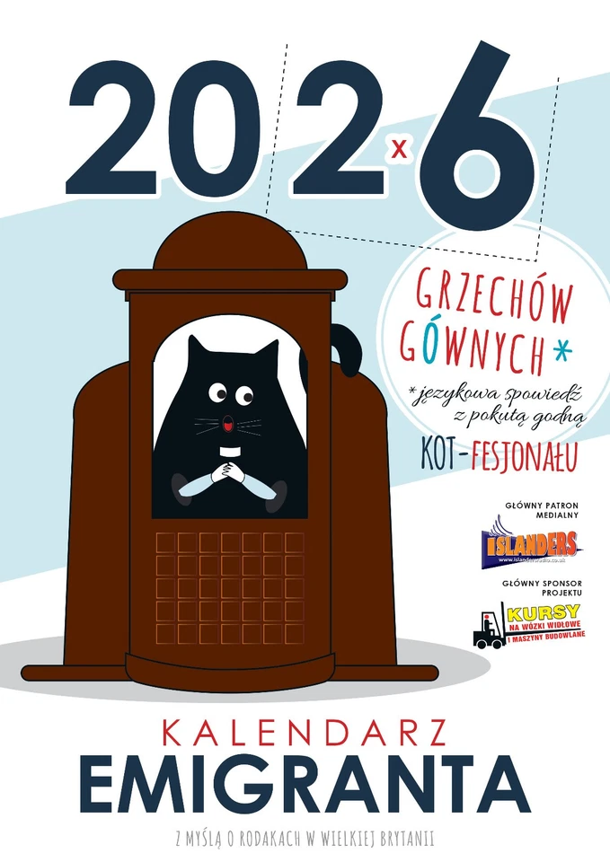 KALENDARZ EMIGRANTA 2026 ŚCIENNY ROZMIAR A4 POLISH CALENDAR 2026 - Image 2 of 4