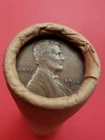 AU 1914-S LINCOLN WHEAT CENT 1916S LINCOLN WHEAT PENNY COIN ROLL ENDS BANKROLLED