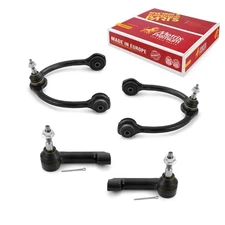 Front Upper Control Arms & Outer Tie Rod End for Ford F-150 FX4 King Ranch 4WD