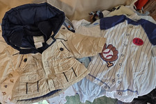 Baby Boys' Clothing Bundle 37pc 3-12 Months Ts Coats PJs Onesies Ready Wardrobe