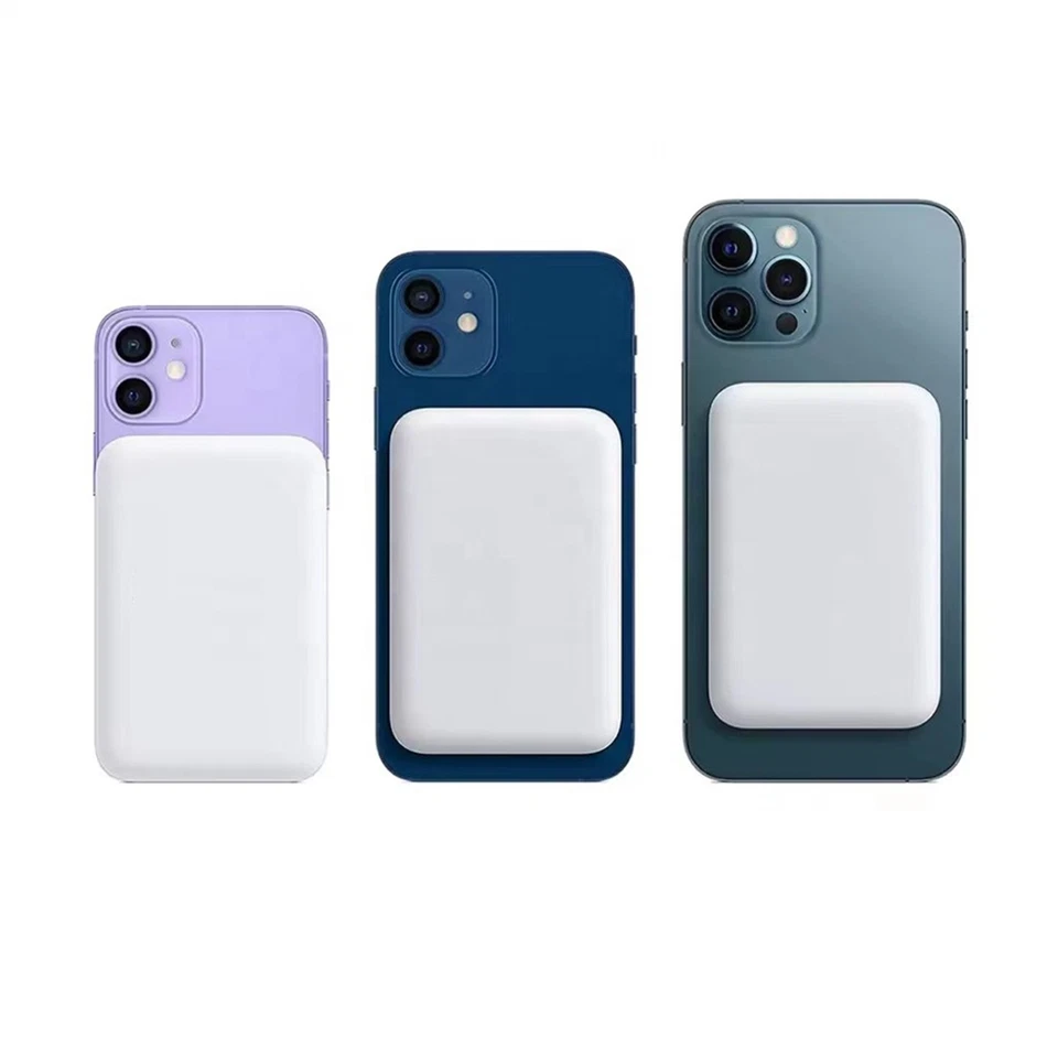 Powerbank Mag Safe 10000mAh Wireless Ladegerät für iPhone und Qi Akku Geräte - Bild 3 von 4