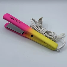 FOXYBAE Electric Dreams Neon Pink Tourmaline-Infused Ceramic Hair Straightener