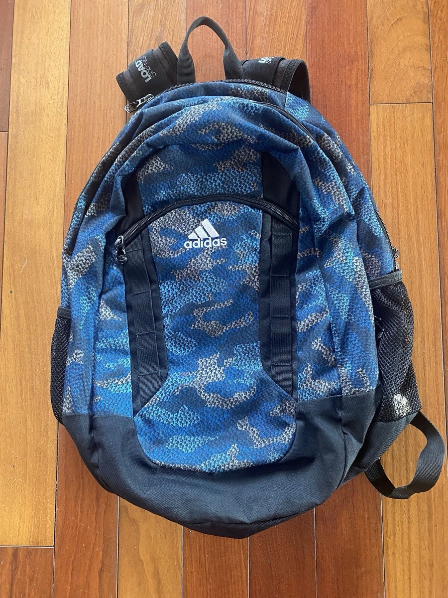 Rare adidas Baby Blue and Black Slingback Spring Load Backpack with Mesh Front. $_57.JPG?set_id=880000500F main image 2
